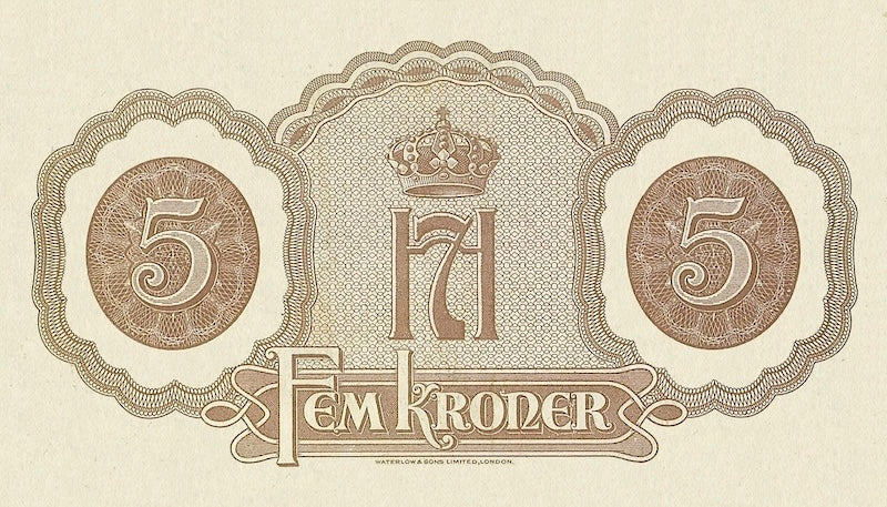 Norway (Government in Exile), Krigsseddel, 1 - 1000 Kroner, 1942, P.17 - P.24, Complete Set REPLICA My Store