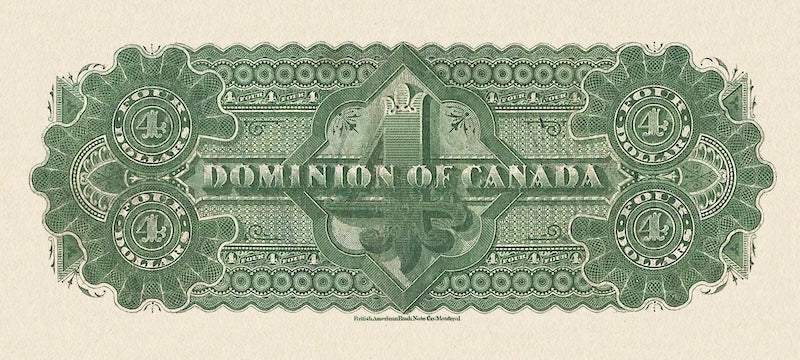 Dominion of Canada, 4 Dollars, 1882 - 1902, Complete Set REPLICA My Store