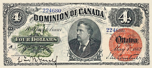 Dominion of Canada, 4 Dollars, 1882 - 1902, Complete Set REPLICA My Store