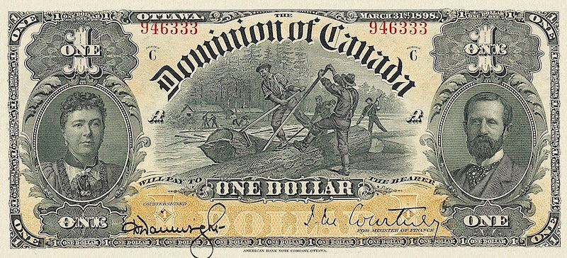 Dominion of Canada, 1 Dollar, 1870 - 1923, Complete Set REPLICA My Store