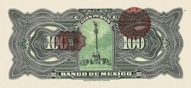 Mexico, Banco de Mexico,  5 - 1000 Pesos, 1925, P.21 - P.27, Complete Set REPLICA My Store
