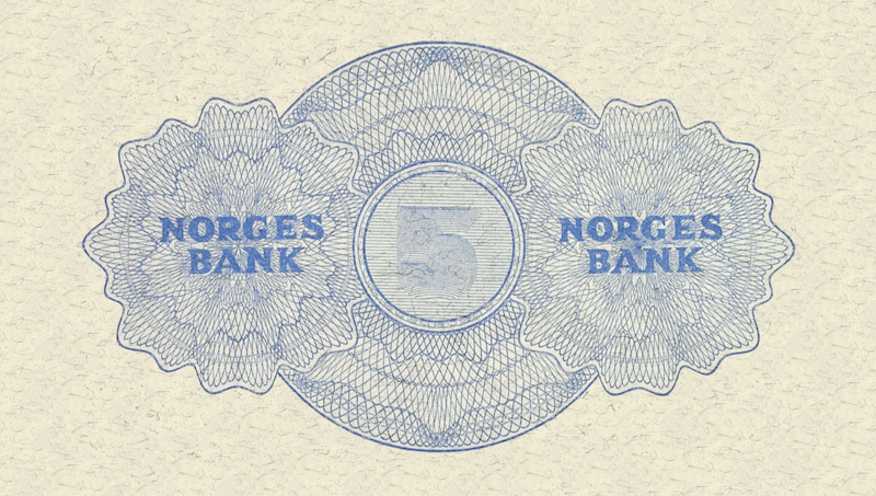 Norway, Norges Bank, 5 - 1000 Kroner, 1945 - 1954, P.25 - P.29, Complete Set REPLICA My Store