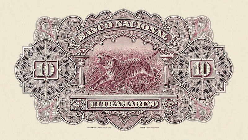 Portuguese India vintage 1924 replica banknotes full set front and back