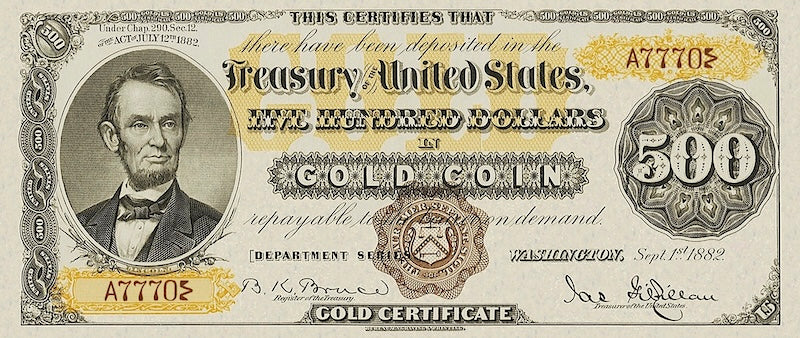 United States, 20 - 10000 Gold Dollars, 1882, P.259 - P.265, Complete Set REPLICA My Store