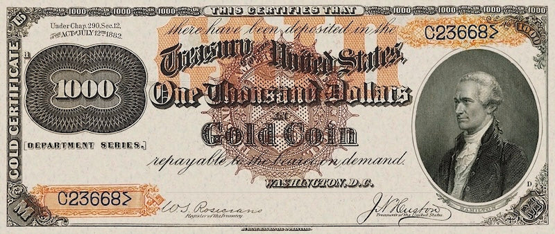 United States, 20 - 10000 Gold Dollars, 1882, P.259 - P.265, Complete Set REPLICA My Store