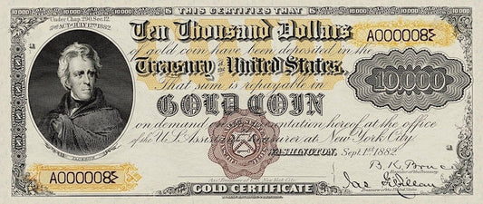 United States, 20 - 10000 Gold Dollars, 1882, P.259 - P.265, Complete Set REPLICA My Store