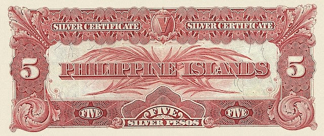 Philippine Islands (United States of America), Silver Certificate 2, 5 & 10 Pesos, 1903, P.25 - P.27, Complete Set REPLICA My Store
