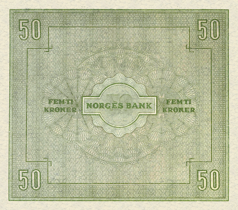 Norway, Norges Bank, 5 - 1000 Kroner, 1945 - 1954, P.25 - P.29, Complete Set REPLICA My Store