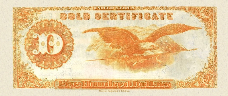 United States, 10 - 1000 Gold Dollars, 1922, P.274 - P.279, Complete Set REPLICA My Store