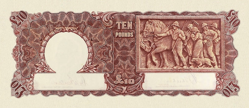 Australia 1938 George VI 10 Shillings to 10 Pounds replica set