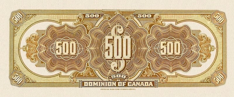 Dominion of Canada, 500 & 1000 Dollars, 1911, P.28 - P.29, REPLICA My Store