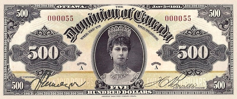 Dominion of Canada, 500 & 1000 Dollars, 1911, P.28 - P.29, REPLICA My Store