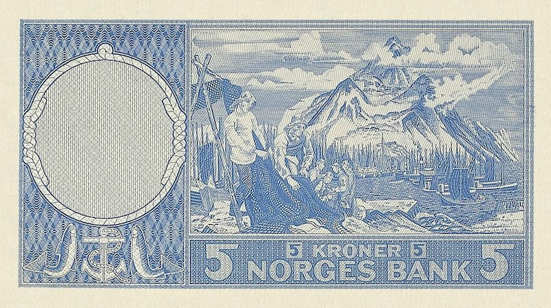 Norway, Norges Bank, 5 - 1000 Kroner, 1948 - 1976, P.30 - P.35, Complete Set REPLICA My Store