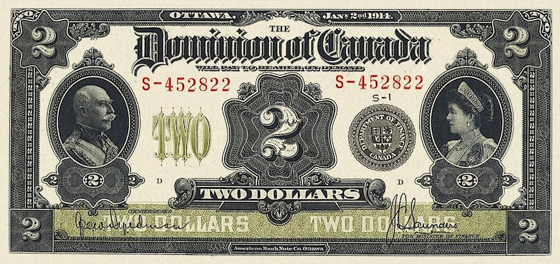 Dominion of Canada, 2 Dollars, 1870 - 1923, Complete Set REPLICA My Store