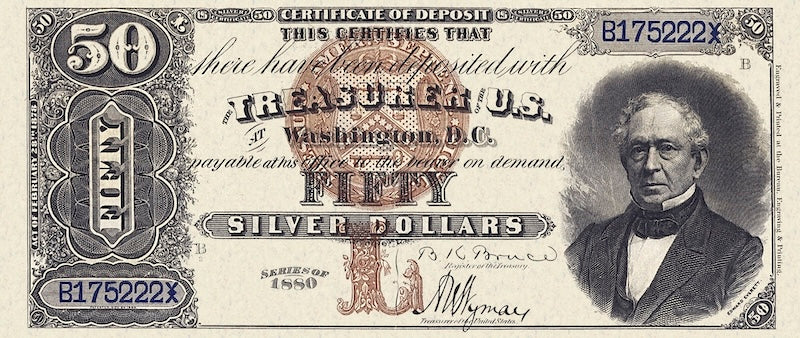 United States, Silver Certificate, 10 - 1000 Dollars, 1880, P.315 - P.320, Complete Set REPLICA My Store
