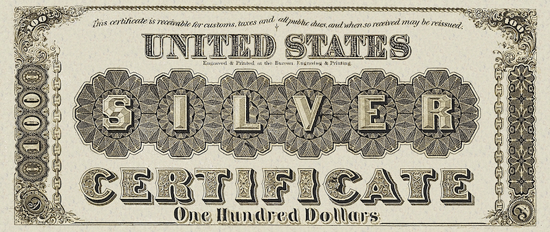 United States, Silver Certificate, 10 - 1000 Dollars, 1880, P.315 - P.320, Complete Set REPLICA My Store