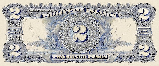 Philippine Islands (United States of America), Silver Certificate, 2 & 500 Pesos, 1906, P.32 - P.33, Complete Set REPLICA My Store