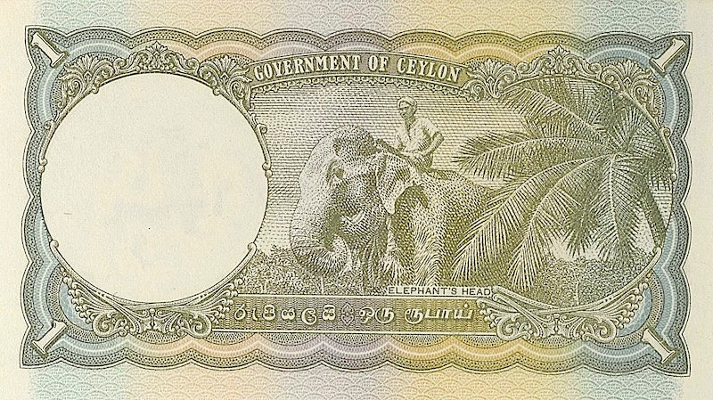 Ceylon (Sri Lanka), 1 - 10000 Rupees, George VI 1941 - 1949, P.34 - P.39A, Complete Set REPLICA My Store