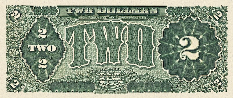 United States, Treasury Notes, 1 - 1000 Dollars, 1890, P.344 - P.350, Complete Set REPLICA My Store