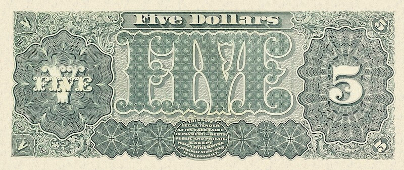 United States, Treasury Notes, 1 - 1000 Dollars, 1890, P.344 - P.350, Complete Set REPLICA My Store