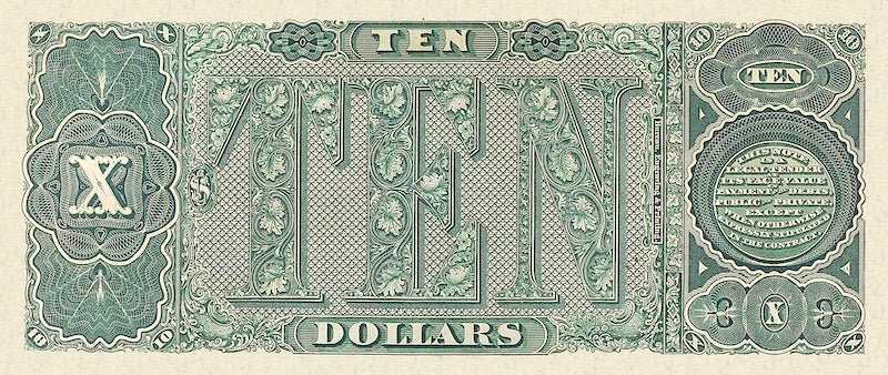 United States, Treasury Notes, 1 - 1000 Dollars, 1890, P.344 - P.350, Complete Set REPLICA My Store