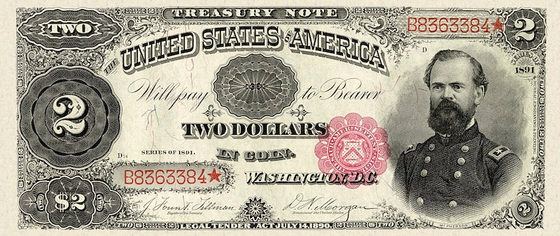 United States, Treasury Notes, 1 - 1000 Dollars, 1891, P.351 - P.358, Complete Set REPLICA My Store