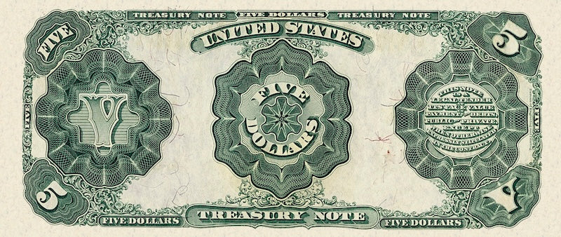 United States, Treasury Notes, 1 - 1000 Dollars, 1891, P.351 - P.358, Complete Set REPLICA My Store