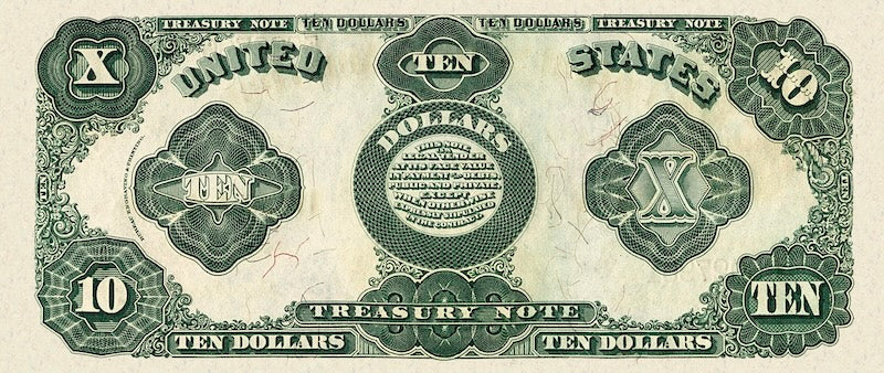 United States, Treasury Notes, 1 - 1000 Dollars, 1891, P.351 - P.358, Complete Set REPLICA My Store
