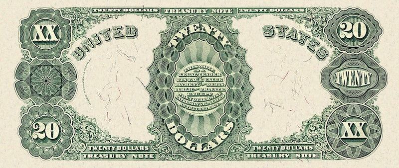 United States, Treasury Notes, 1 - 1000 Dollars, 1891, P.351 - P.358, Complete Set REPLICA My Store