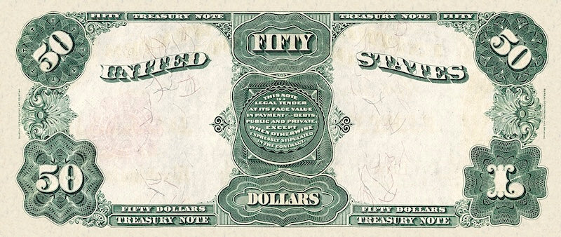 United States, Treasury Notes, 1 - 1000 Dollars, 1891, P.351 - P.358, Complete Set REPLICA My Store