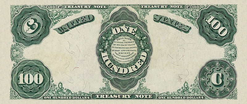 United States, Treasury Notes, 1 - 1000 Dollars, 1891, P.351 - P.358, Complete Set REPLICA My Store