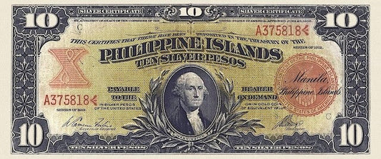 Philippine Islands (United States of America), Silver Certificate 5, 10 & 20 Pesos, 1908, P.34 - P.36, Complete Set REPLICA My Store