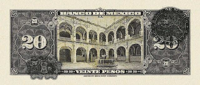 Mexico, Banco de Mexico,  1 - 1000 Pesos, 1936, P.28 - P.37, Complete Set REPLICA My Store