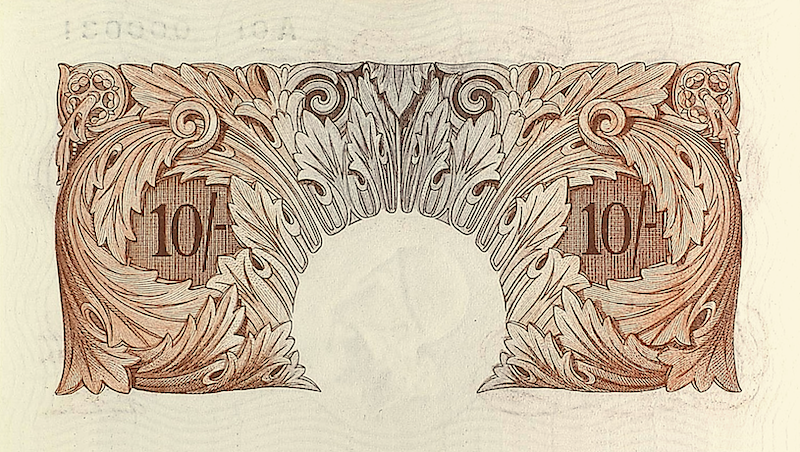 United Kingdom, King George V,  10 Shillings & 1 Pound, 1928, P.362 - P.363 REPLICA My Store