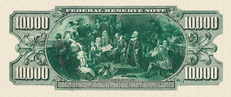 United States, 500 - 10000 Dollars, Federal Reserve 1918, P.364 - P.367, Complete Set REPLICA My Store