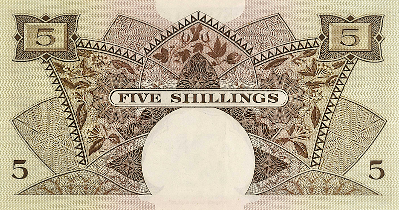 British East Africa, Elizabeth II 1958, 5, 10, 20 & 100 Shillings, P.37 - P.40, Complete Set REPLICA My Store