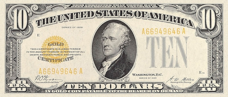 United States, 10 - 10000 Gold Dollars, 1928, P.400 - P.407, Complete Set REPLICA My Store