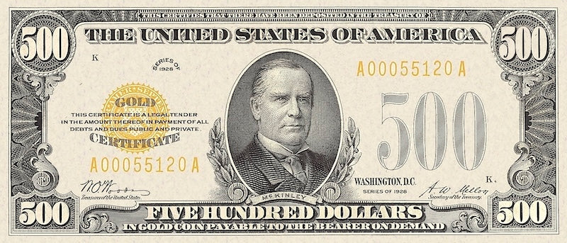 United States, 10 - 10000 Gold Dollars, 1928, P.400 - P.407, Complete Set REPLICA My Store