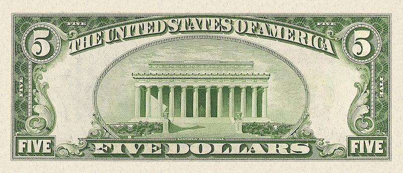 United States, 5 - 10000 Dollars, Federal Reserve 1928, P.420 - P.428, Complete Set REPLICA My Store