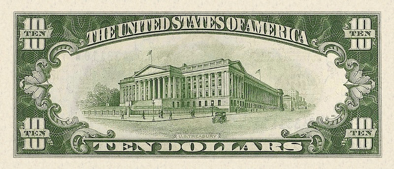 United States, 5 - 10000 Dollars, Federal Reserve 1928, P.420 - P.428, Complete Set REPLICA My Store