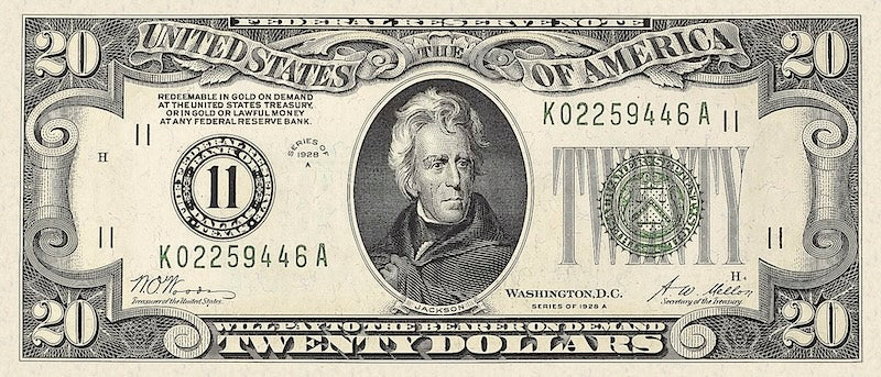 United States, 5 - 10000 Dollars, Federal Reserve 1928, P.420 - P.428, Complete Set REPLICA My Store