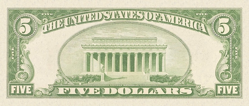 United States, 5 - 10000 Dollars, Federal Reserve 1934, P.429 - P.437, Complete Set REPLICA My Store