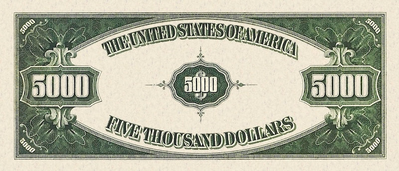 “Federal Reserve Notes 1934, $50 replica banknote”