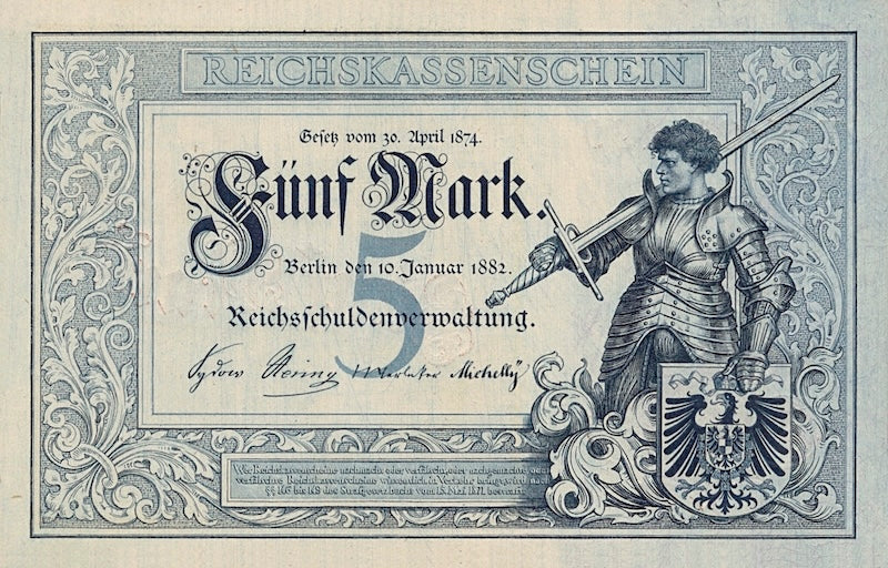 Germany, Reichskassenschein, 5, 20 & 50 Mark, 1882, P.4 - P.6 REPLICA My Store
