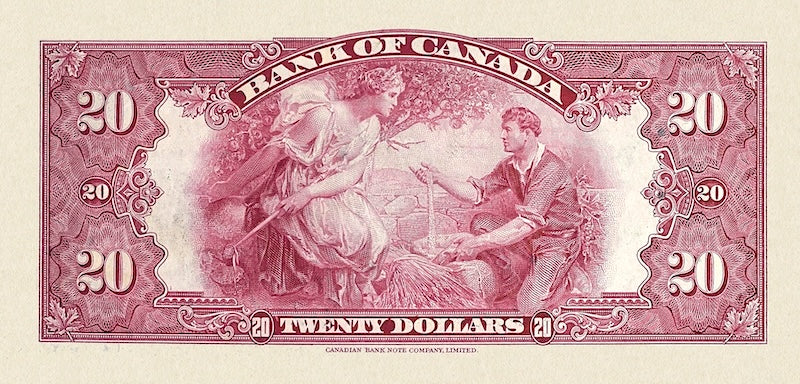 Canada, 1 - 1000 Dollars, 1935 ENGLISH Series, P.38 - P.56, Complete Set REPLICA My Store