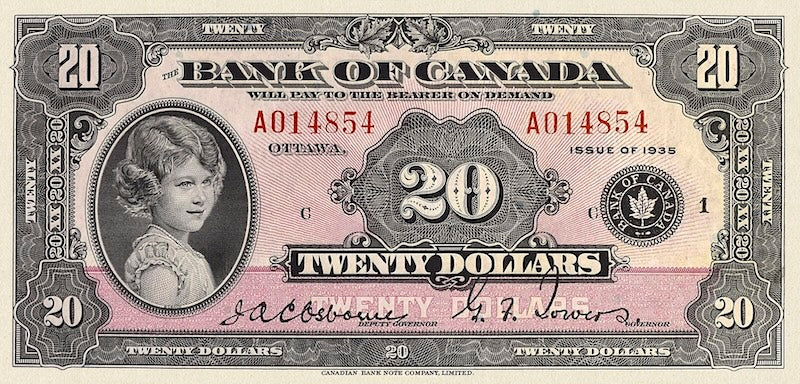 Canada, 1 - 1000 Dollars, 1935 ENGLISH Series, P.38 - P.56, Complete Set REPLICA My Store