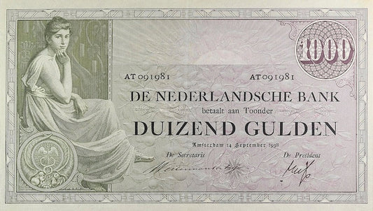 Netherlands, Nederlandsche Bank, 1000 Gulden, 1924 - 1938, P.48 REPLICA My Store