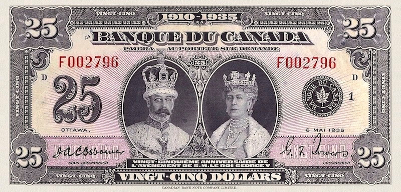 Canada, 1 - 1000 Dollars, 1935 FRENCH Series, P.39 - P.57, Complete Set REPLICA My Store