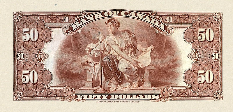 Canada, 1 - 1000 Dollars, 1935 ENGLISH Series, P.38 - P.56, Complete Set REPLICA My Store