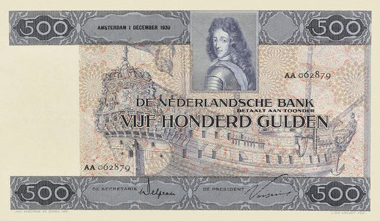 Netherlands, Nederlandsche Bank, 500 Gulden, 1930, P.52 REPLICA My Store